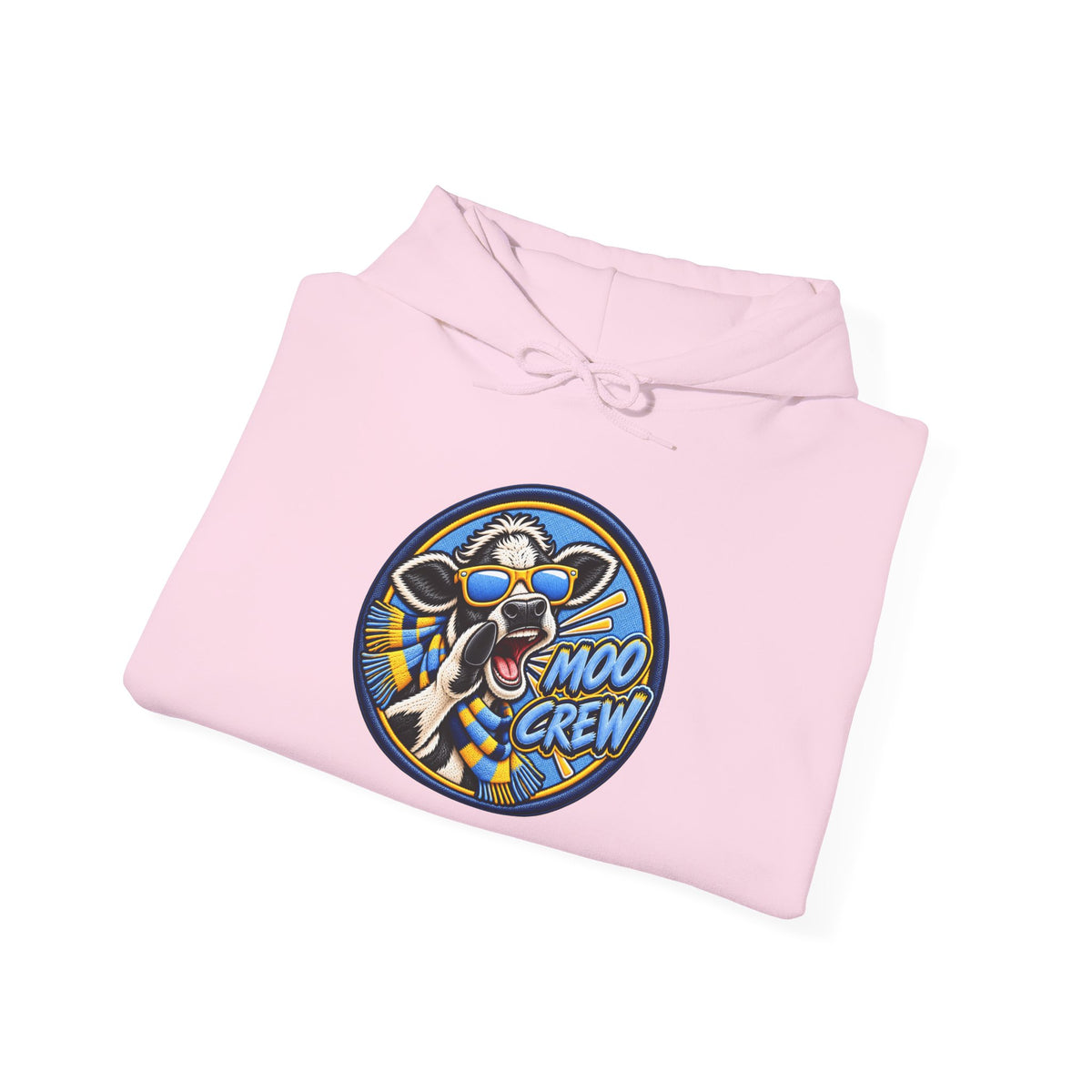 Moo Crew WI Team Cow Graphic Hoodie