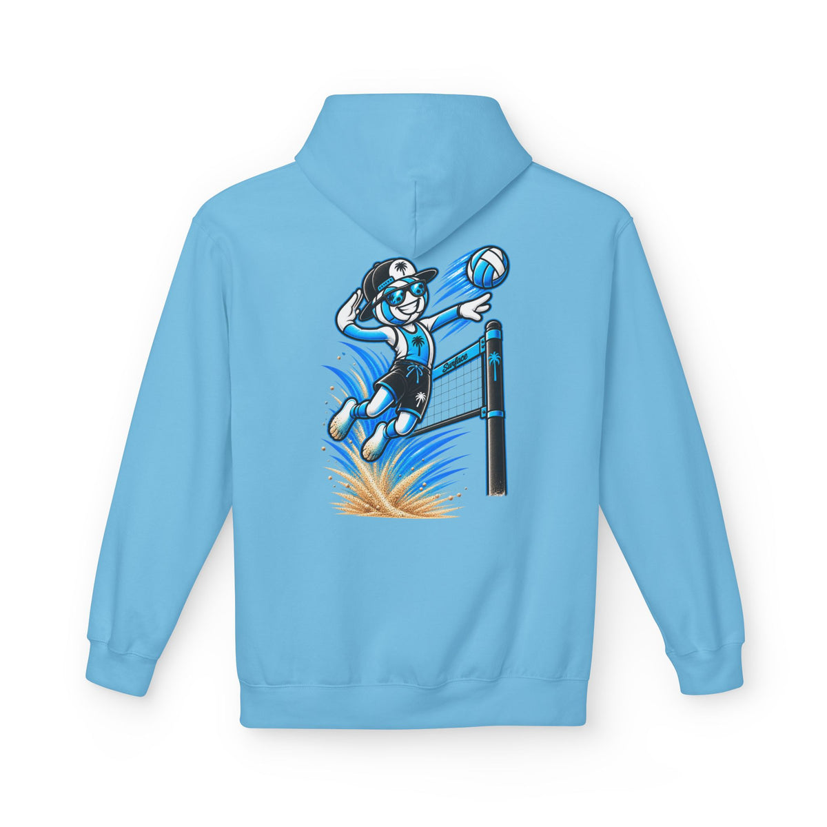 Surface Beach Volleyball Hoodie — Graphic Pullover