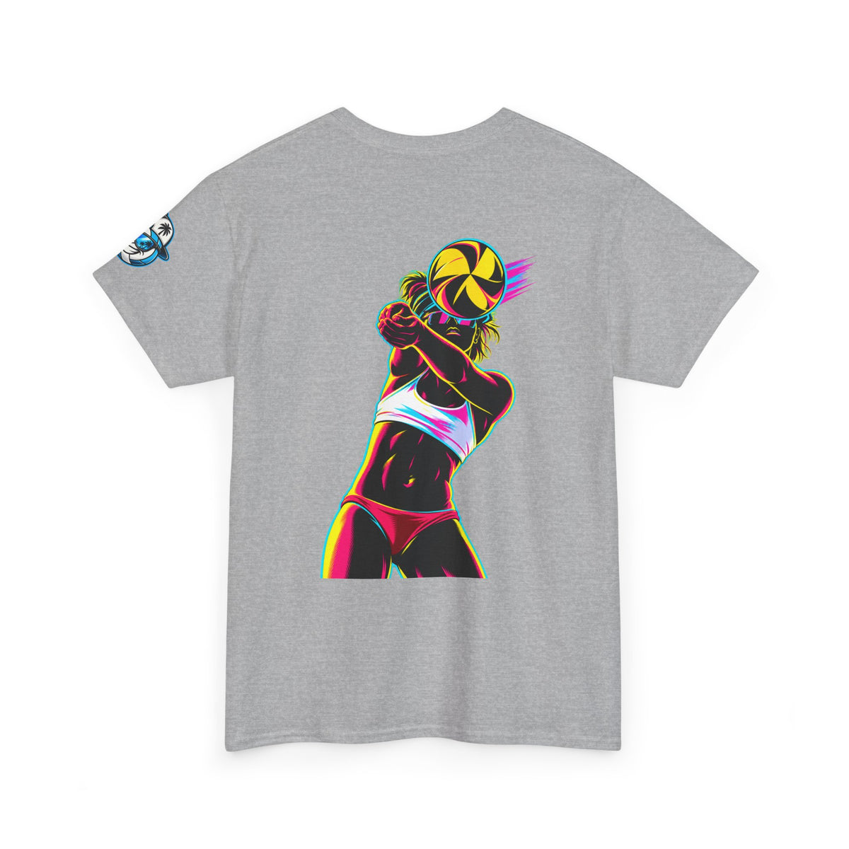 Beach Volleyball Tee — "Surface Beach Volleyball Club" Graphic Shirt