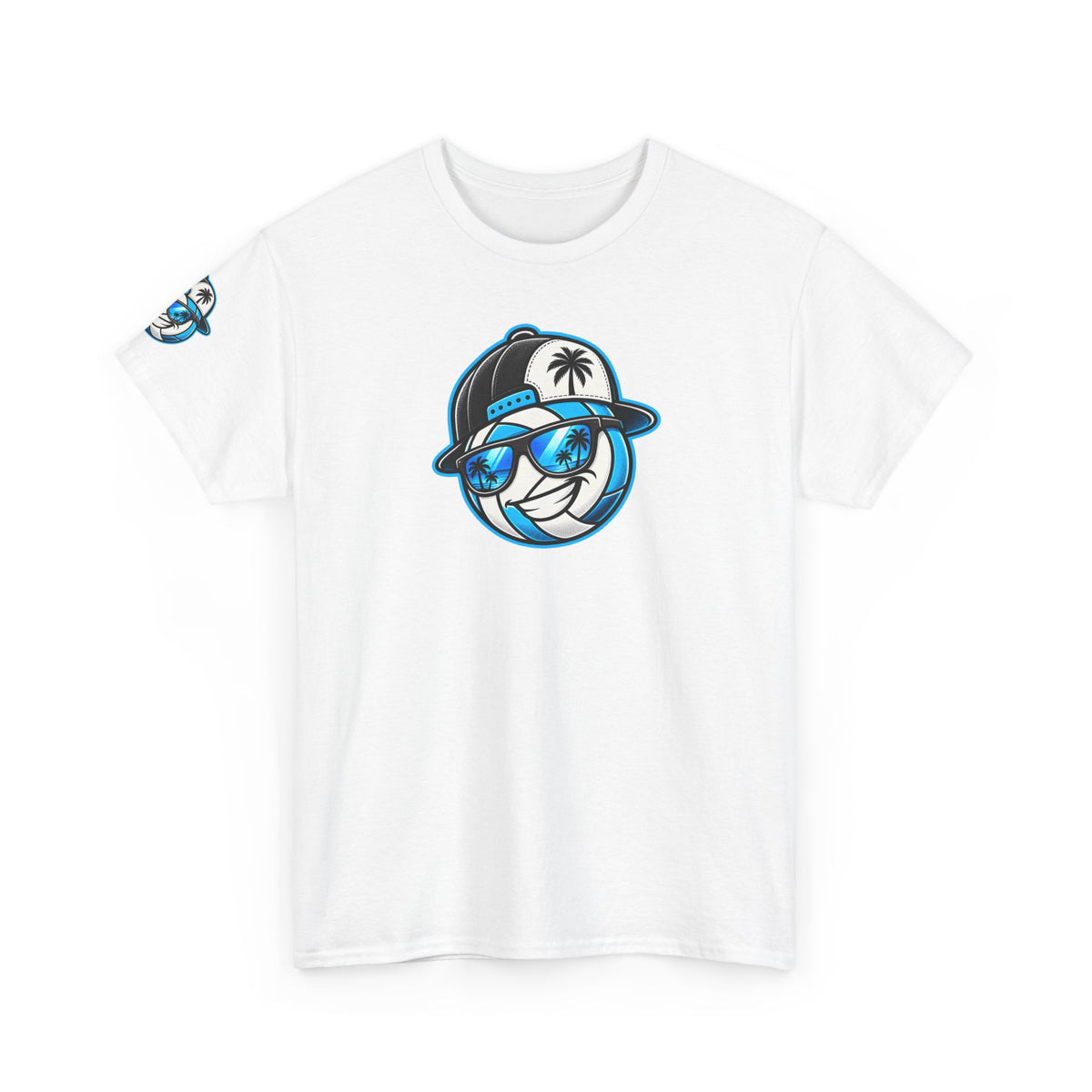 Surface Volleyball Mascot T-Shirt — Beach Volleyball Dive Graphic Tee