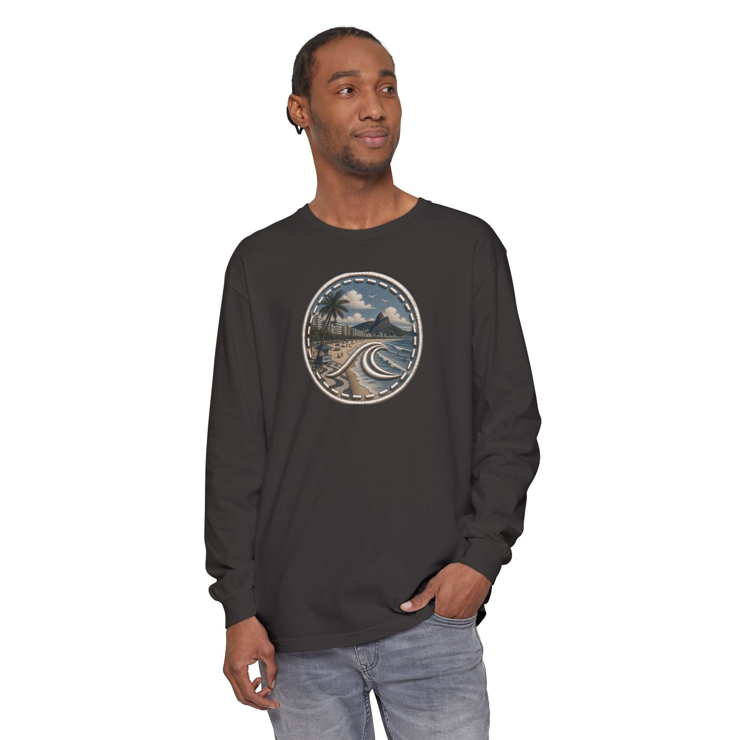 Surfache Ipanema Icon Long Sleeve Tee —Destination Graphic T-Shirt