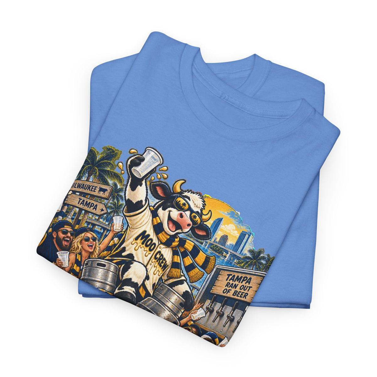 Moo Crew Tampa Tapped Craft Beer Graphic Tee