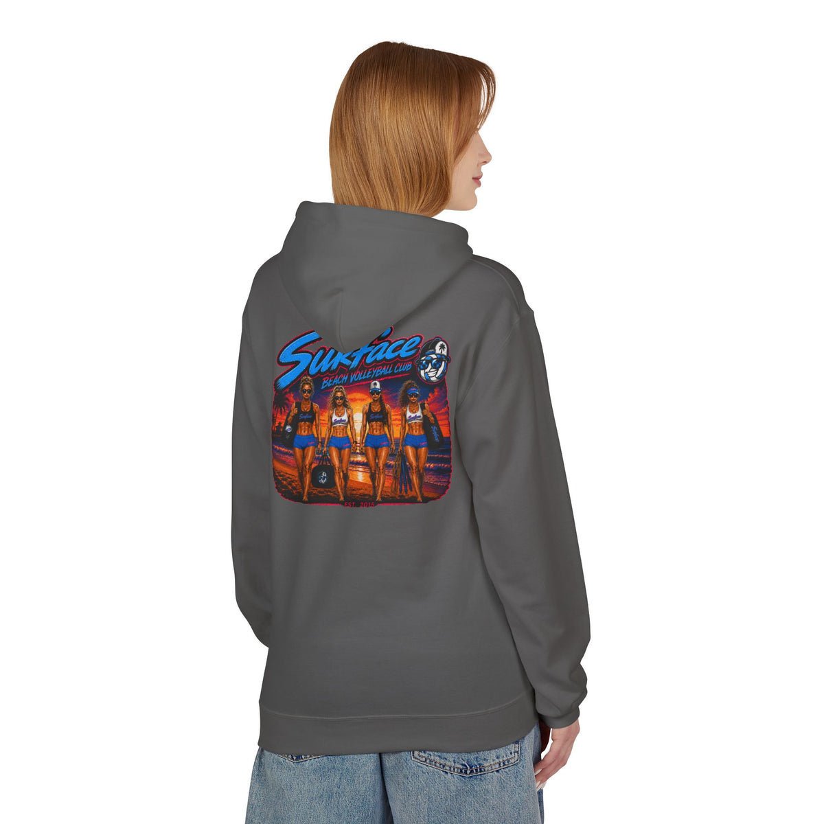 Surface Beach Volleyball Hoodie —Sunset Nights Pullover