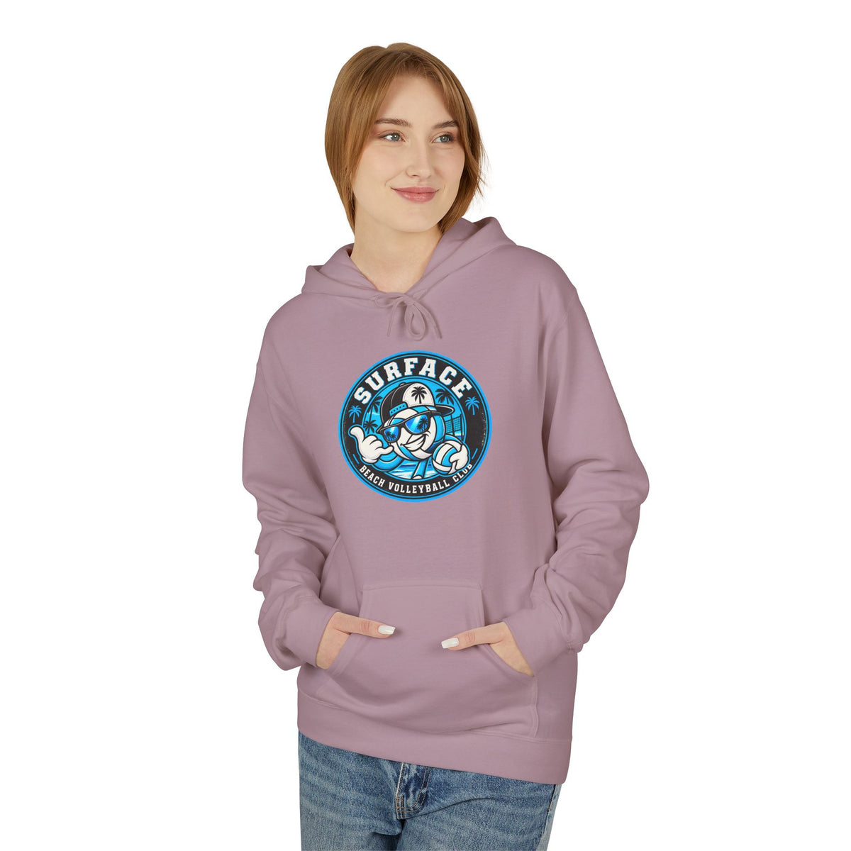 Surface Beach Volleyball Hoodie — Graphic Pullover