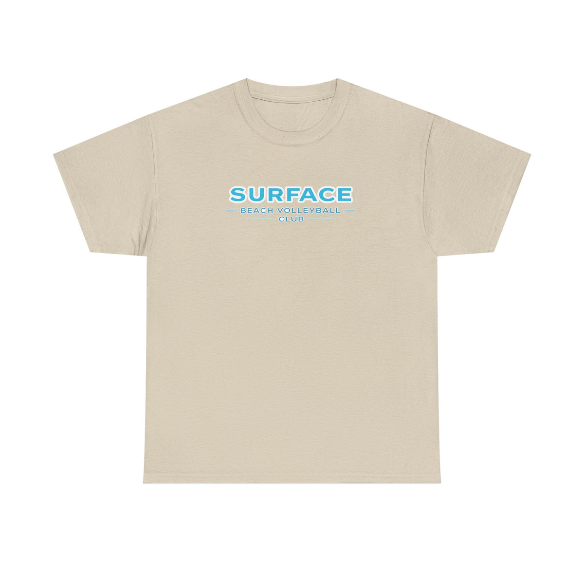 Surface Beach Volleyball Club T-Shirt — Coastal Sunset Volley Tee