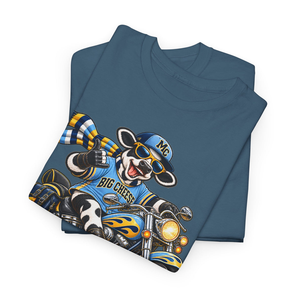 Moo Crew The Big Cheese Retro WI Teams Graphic Tee