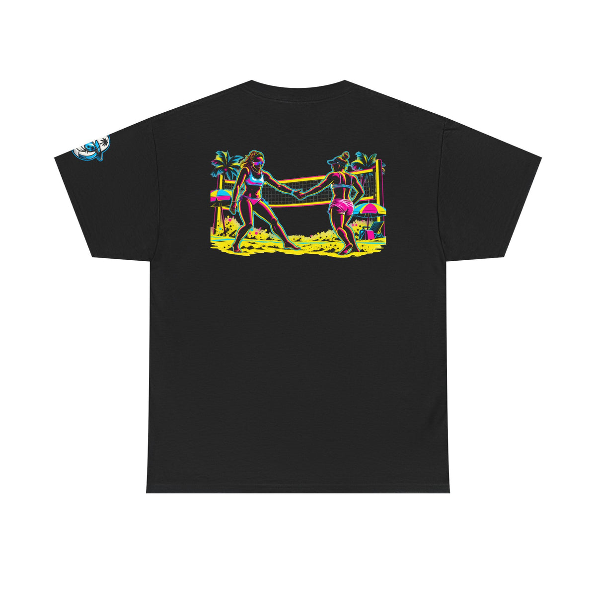Beach Volleyball Tee — "Surface Beach Volleyball Club" Graphic T-Shirt