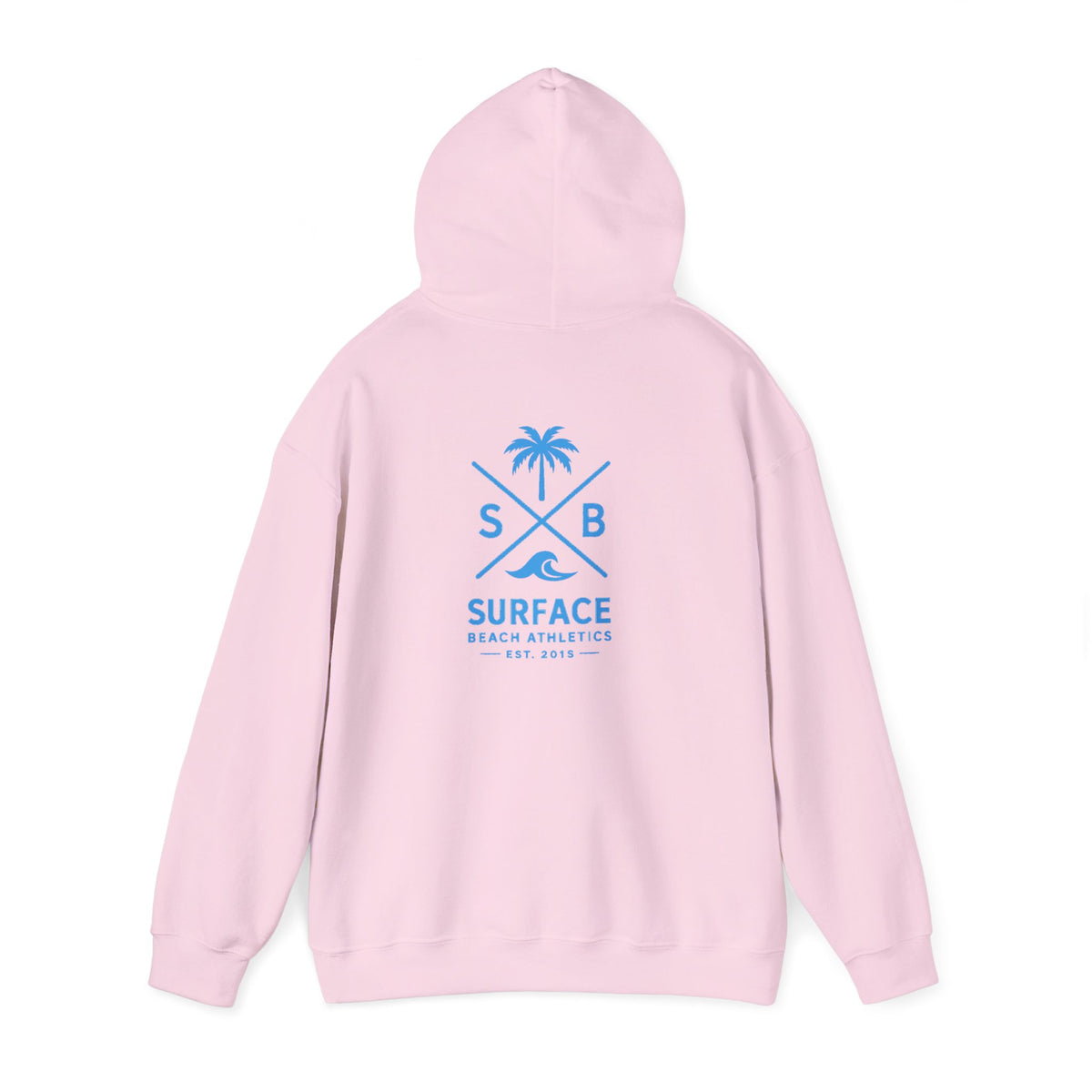 Surface Beach Athletics Hoodie — Palm Tree Surf Logo Pullover