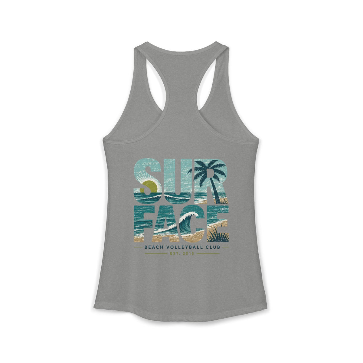 Surface Beach Volleyball Club Women's Racerback Tank - Beach Vibes