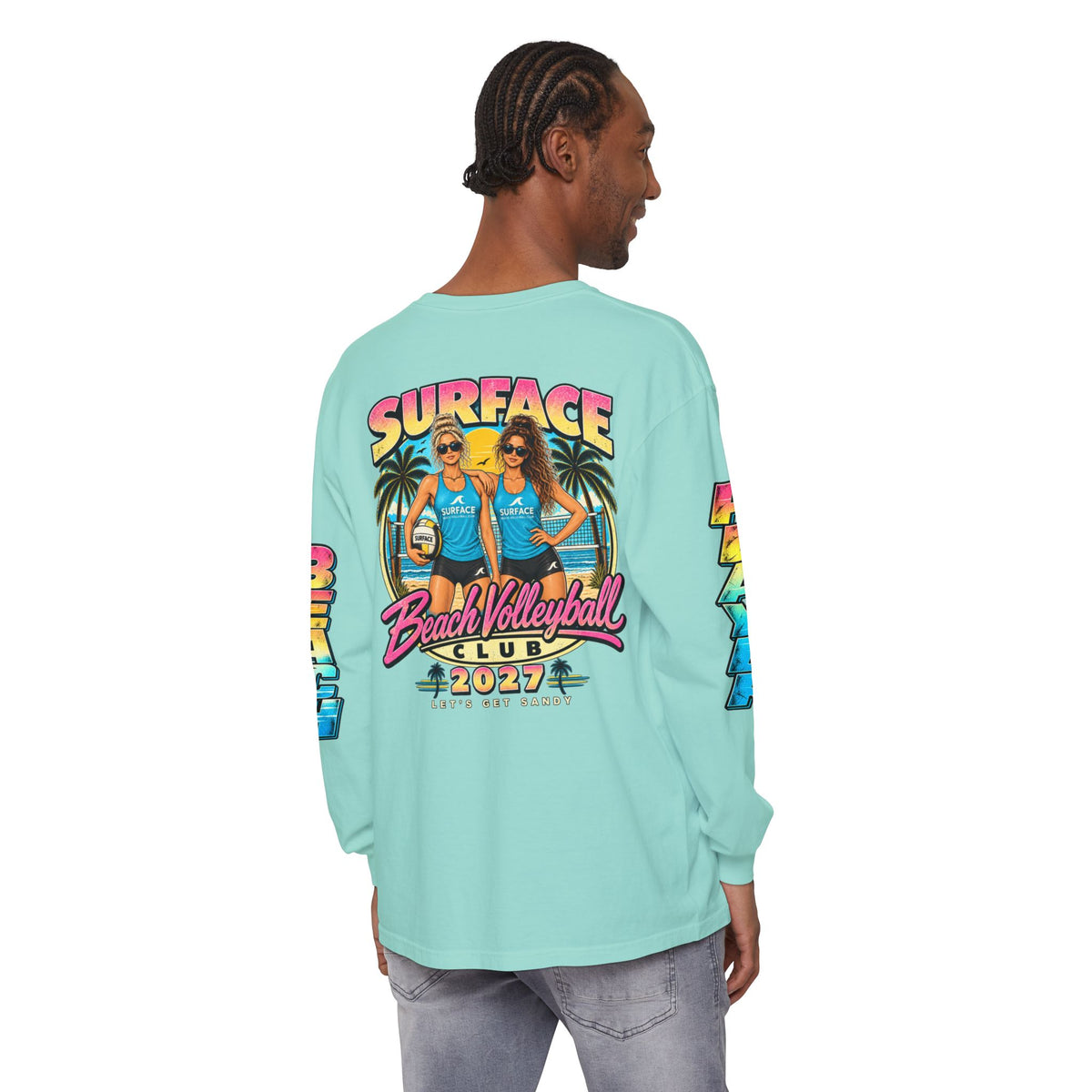 Surface Beach Volleyball Club 2027 Long Sleeve Tee