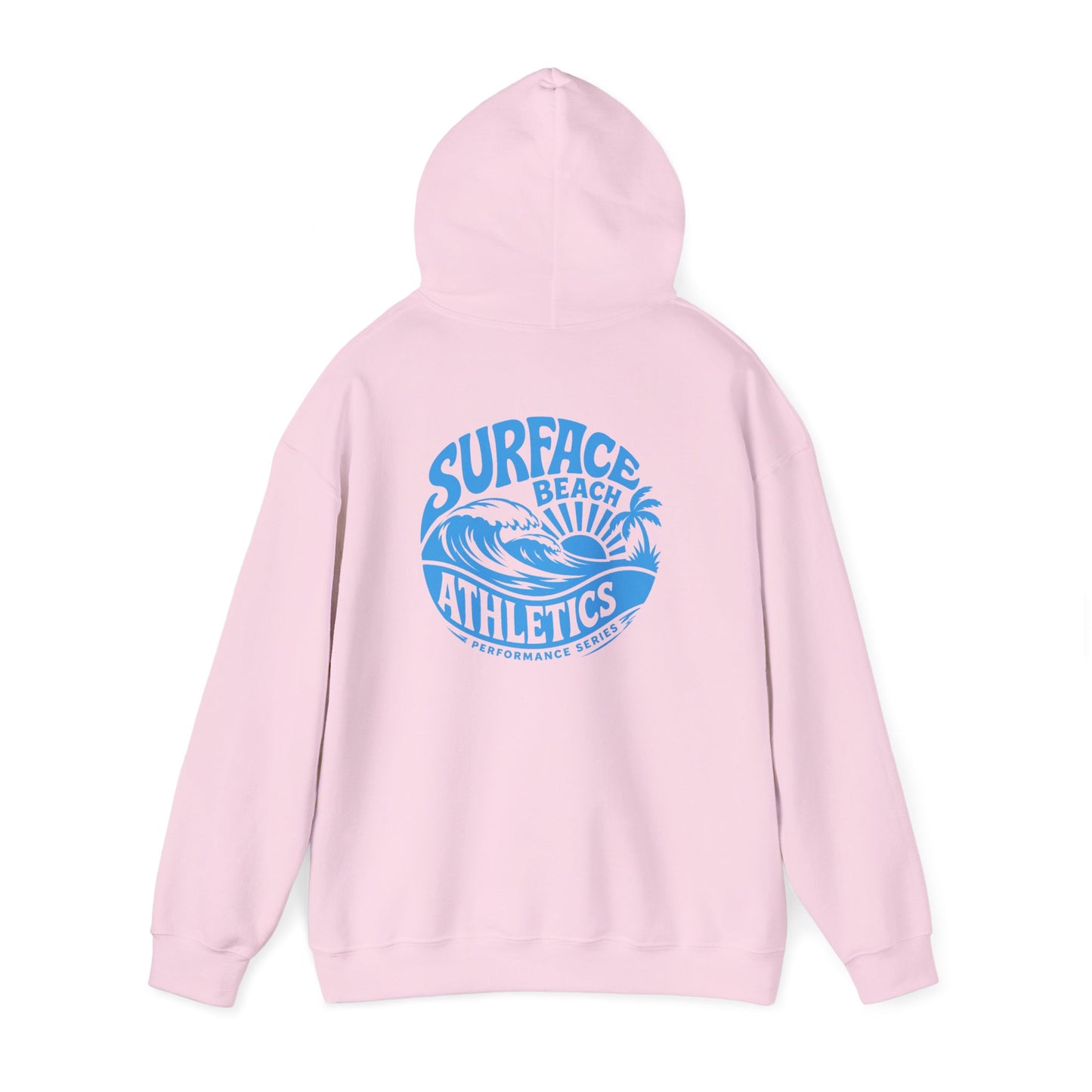 Surface Beach Athletics Hoodie — Coastal Wave Surf Club Sweatshirt