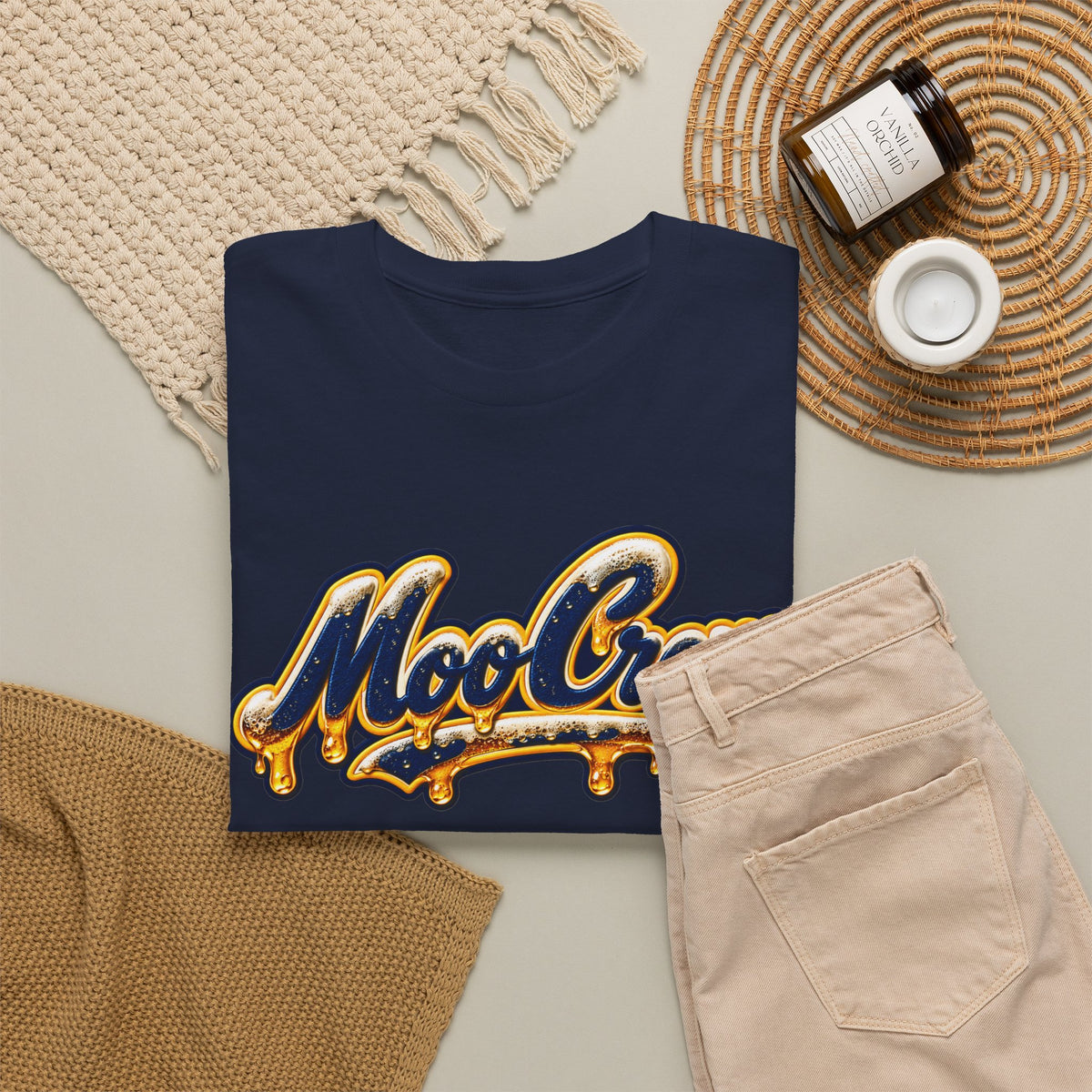 Moo Crew Beer Drip Graphic Tee