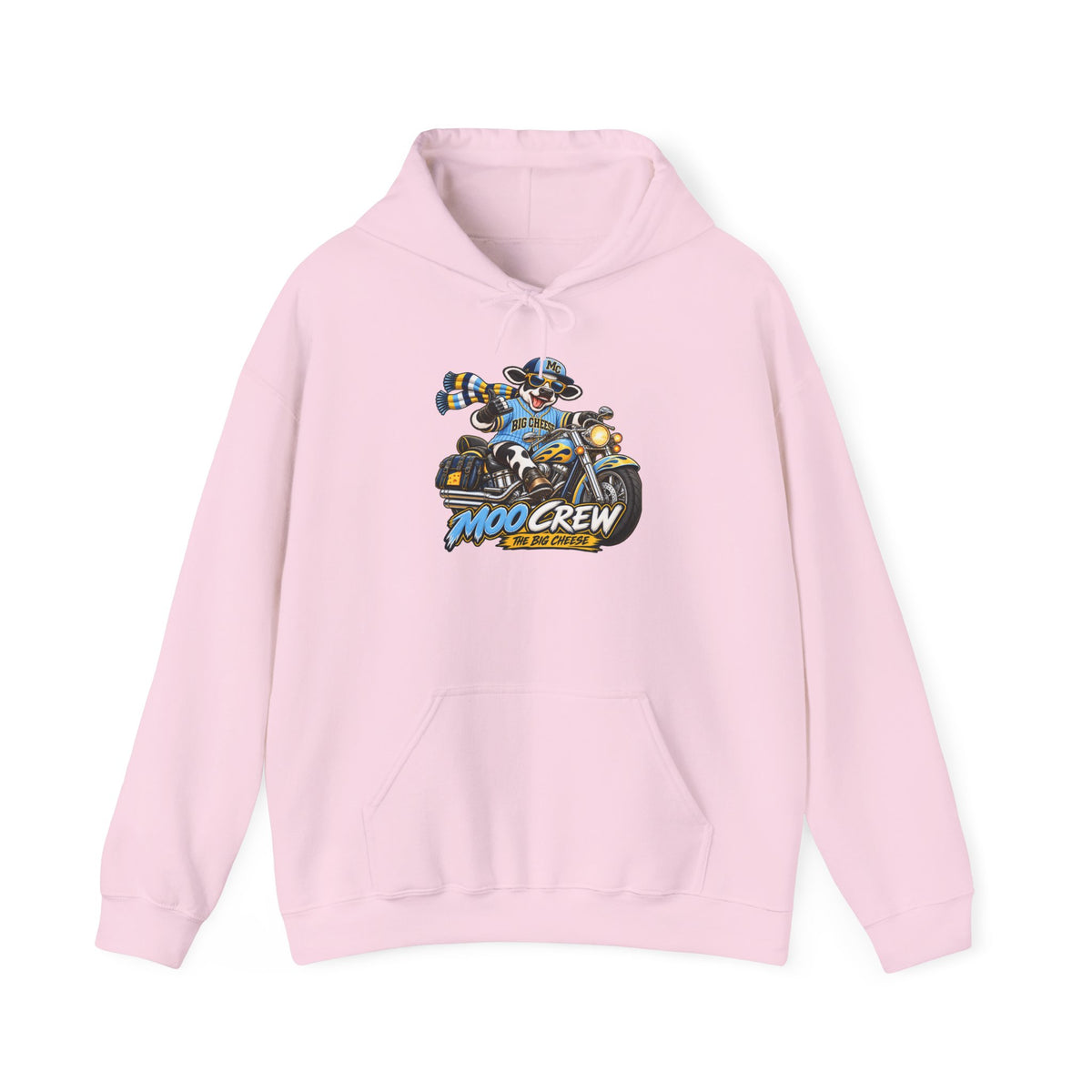 Moto Crew Motorcycle Graphic Hoodie”The Big Cheese”