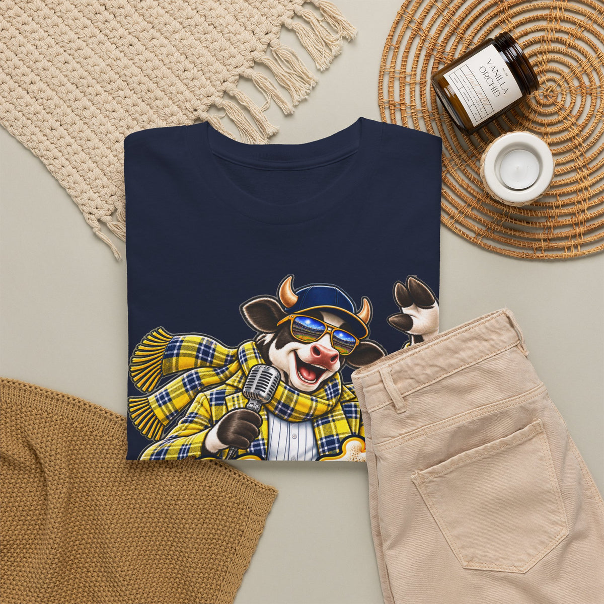 Mooster Baseball Mascot T-Shirt