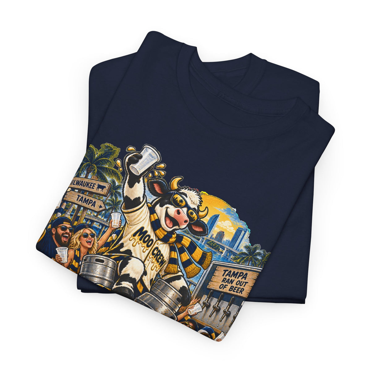 Moo Crew Tampa Tapped Craft Beer Graphic Tee