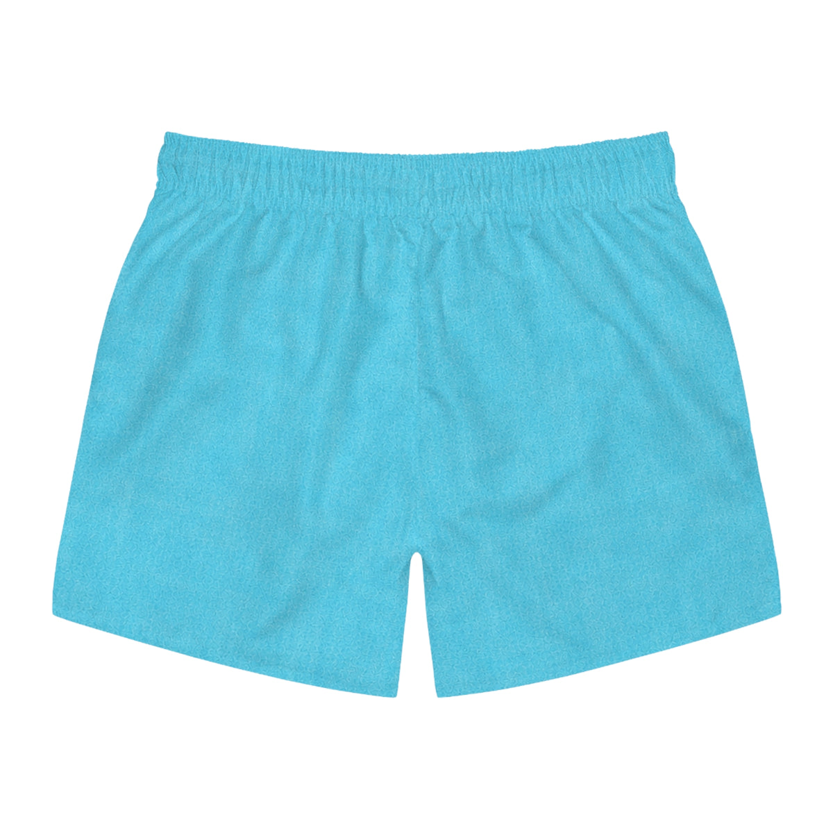 Surface Beach Club Aqua Swim Trunks – Tropical Palm Surfboard Design