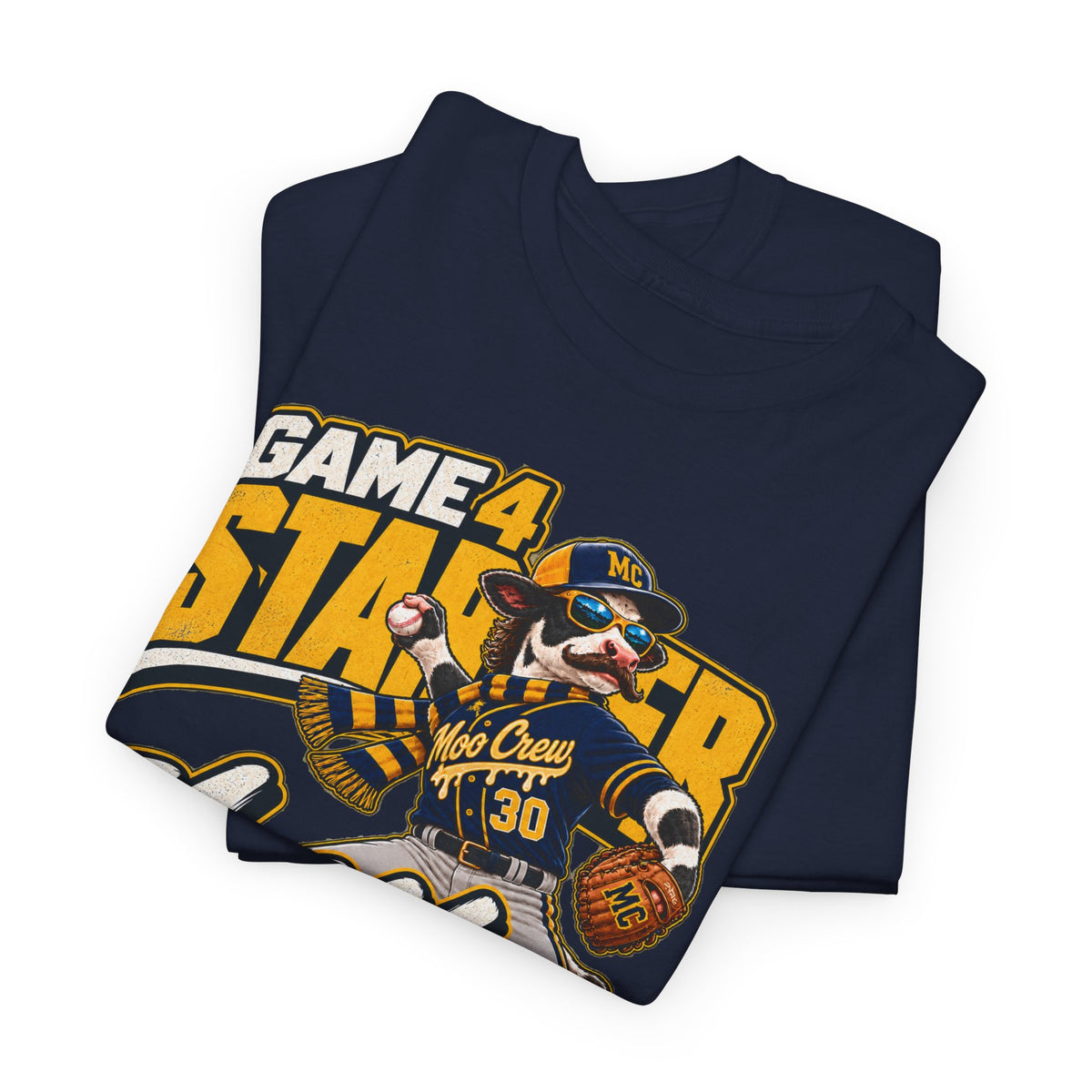 Moo Crew Game 4 Starter Baseball T-Shirt – Moo Hoss
