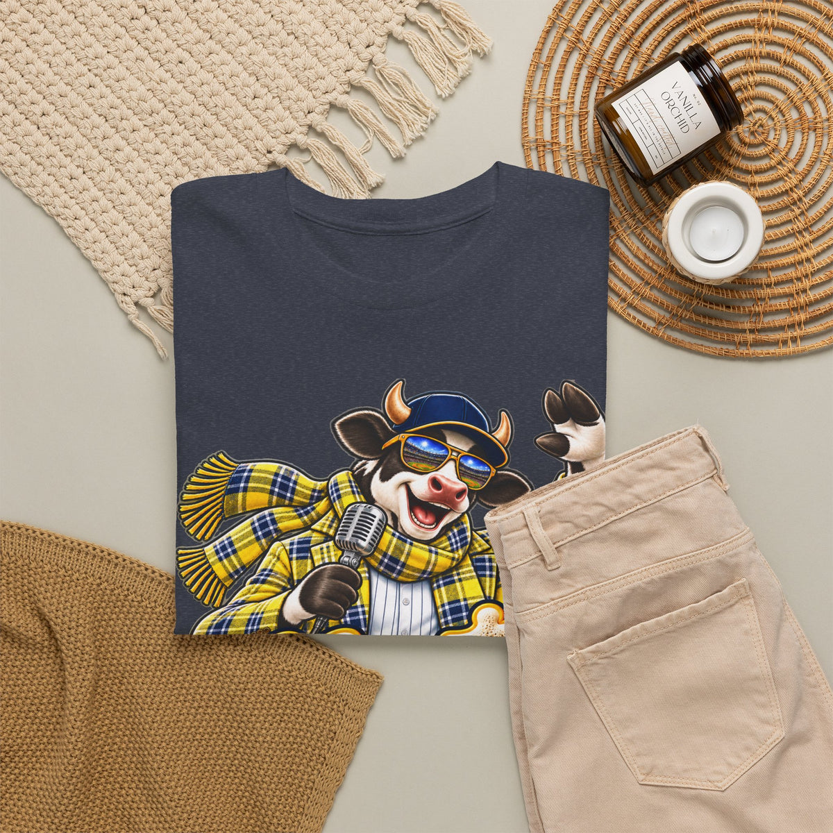 Mooster Baseball Mascot T-Shirt