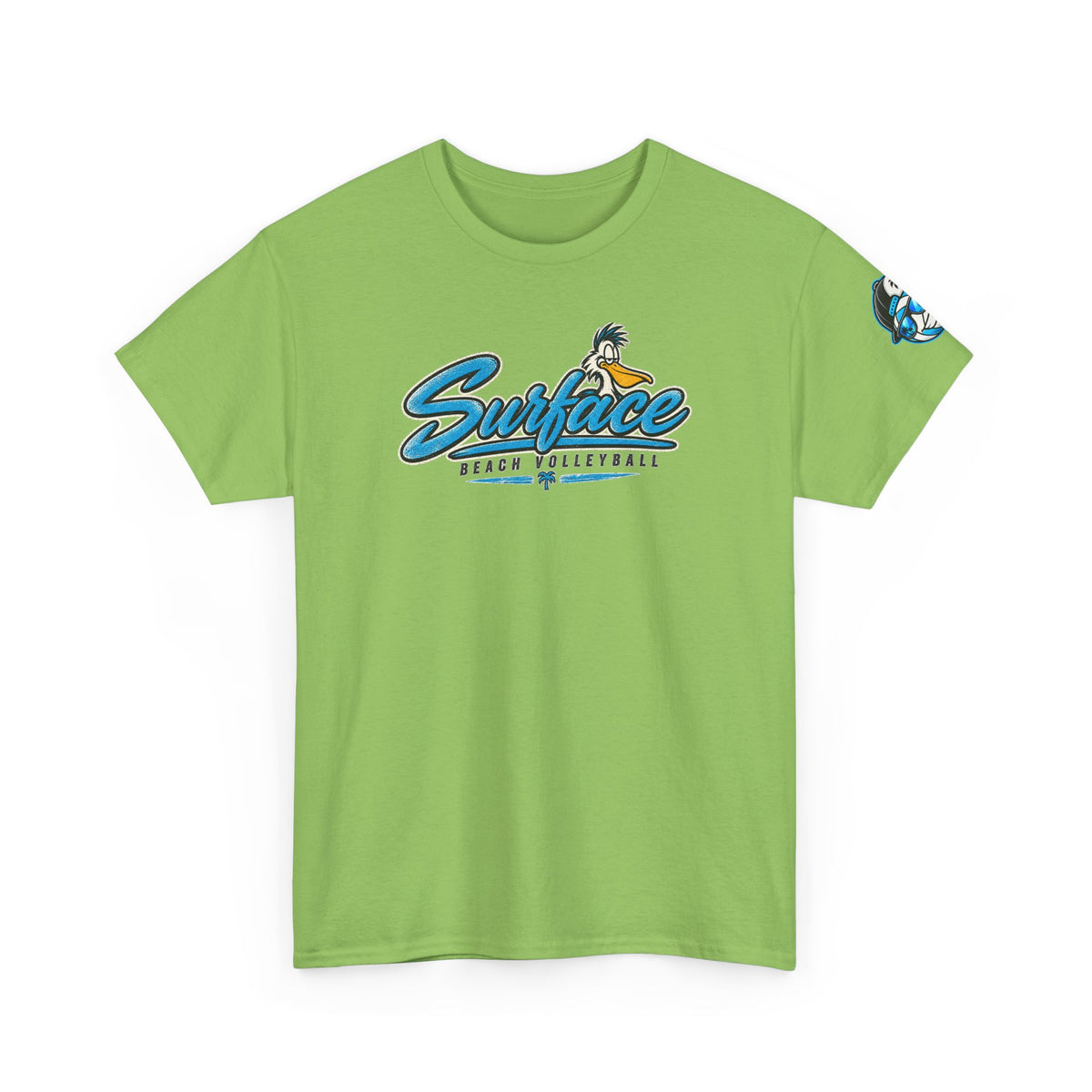 Surface Mascot T-Shirt — Retro Beach Surf Logo Tee