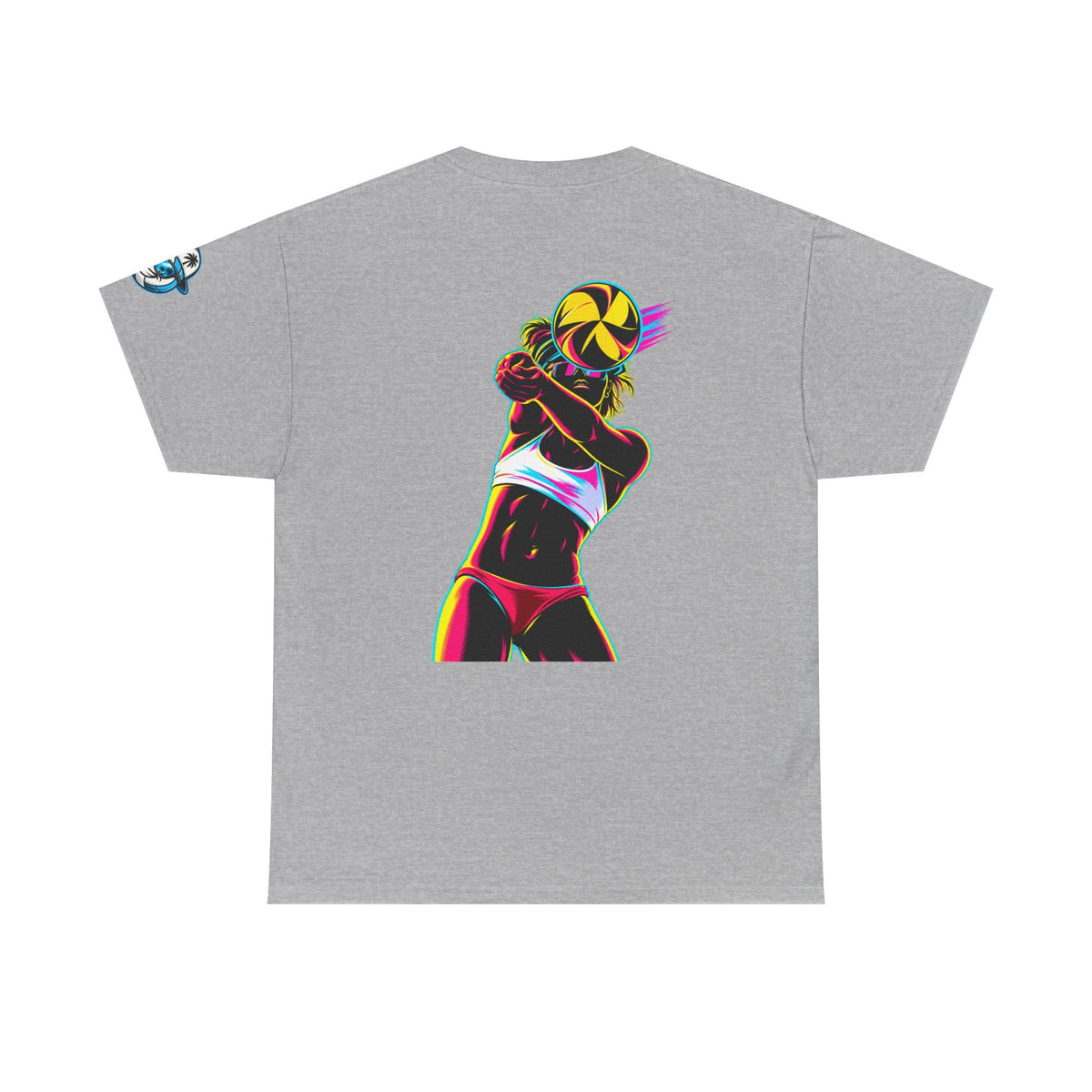 Beach Volleyball Tee — "Surface Beach Volleyball Club" Graphic Shirt