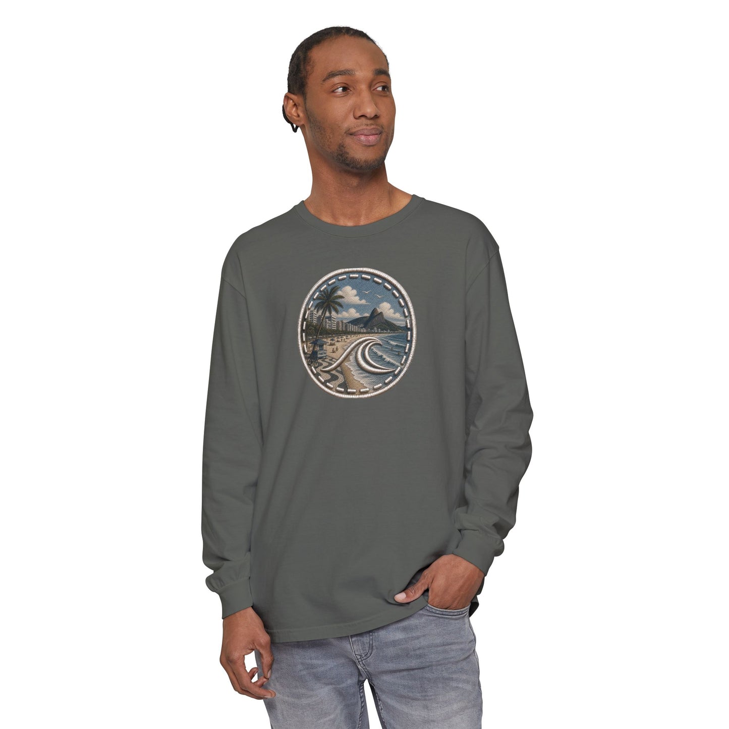 Surfache Ipanema Icon Long Sleeve Tee —Destination Graphic T-Shirt