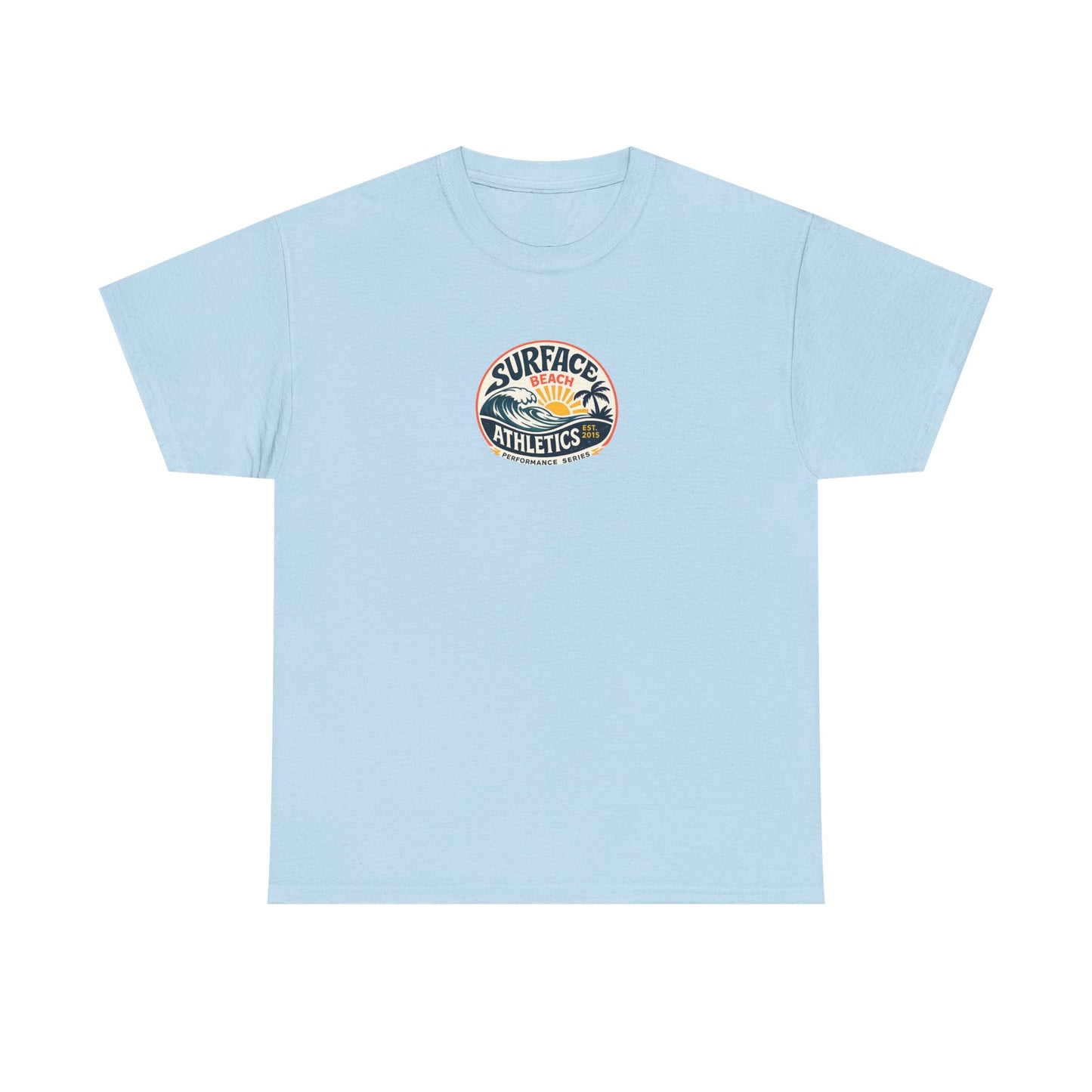 Surface Athletics Beach T‑Shirt — Vintage Surf Logo Tee