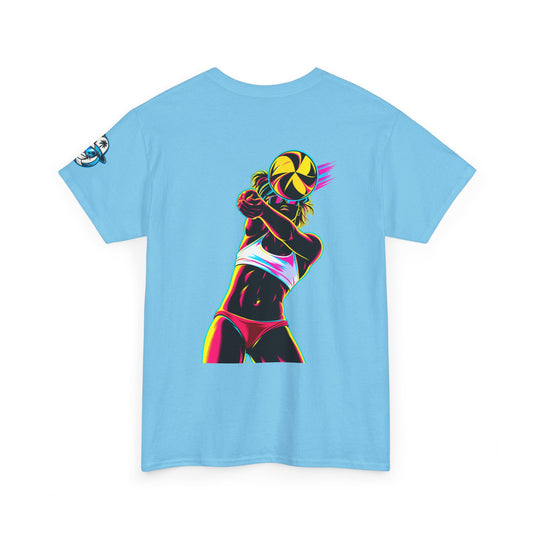 Beach Volleyball Tee — "Surface Beach Volleyball Club" Graphic Shirt