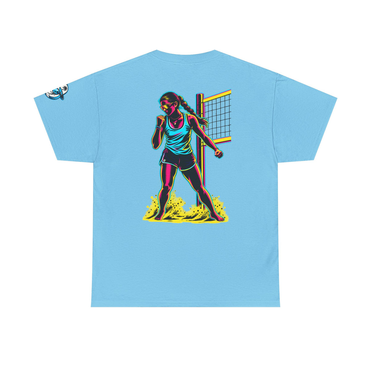 Beach Volleyball Tee — "Surface" Club Graphic T-Shirt