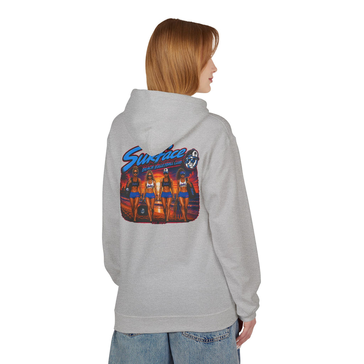 Surface Beach Volleyball Hoodie —Sunset Nights Pullover