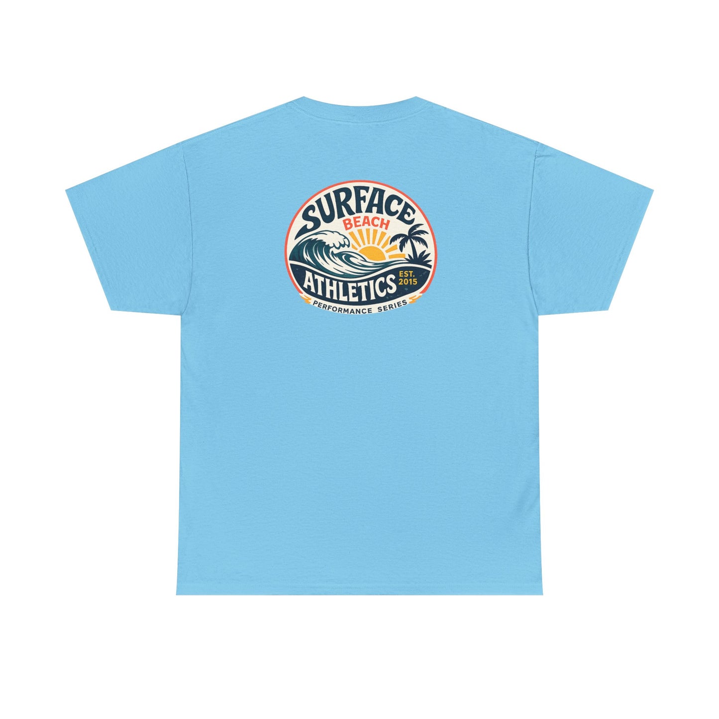 Surface Athletics Beach T‑Shirt — Vintage Surf Logo Tee