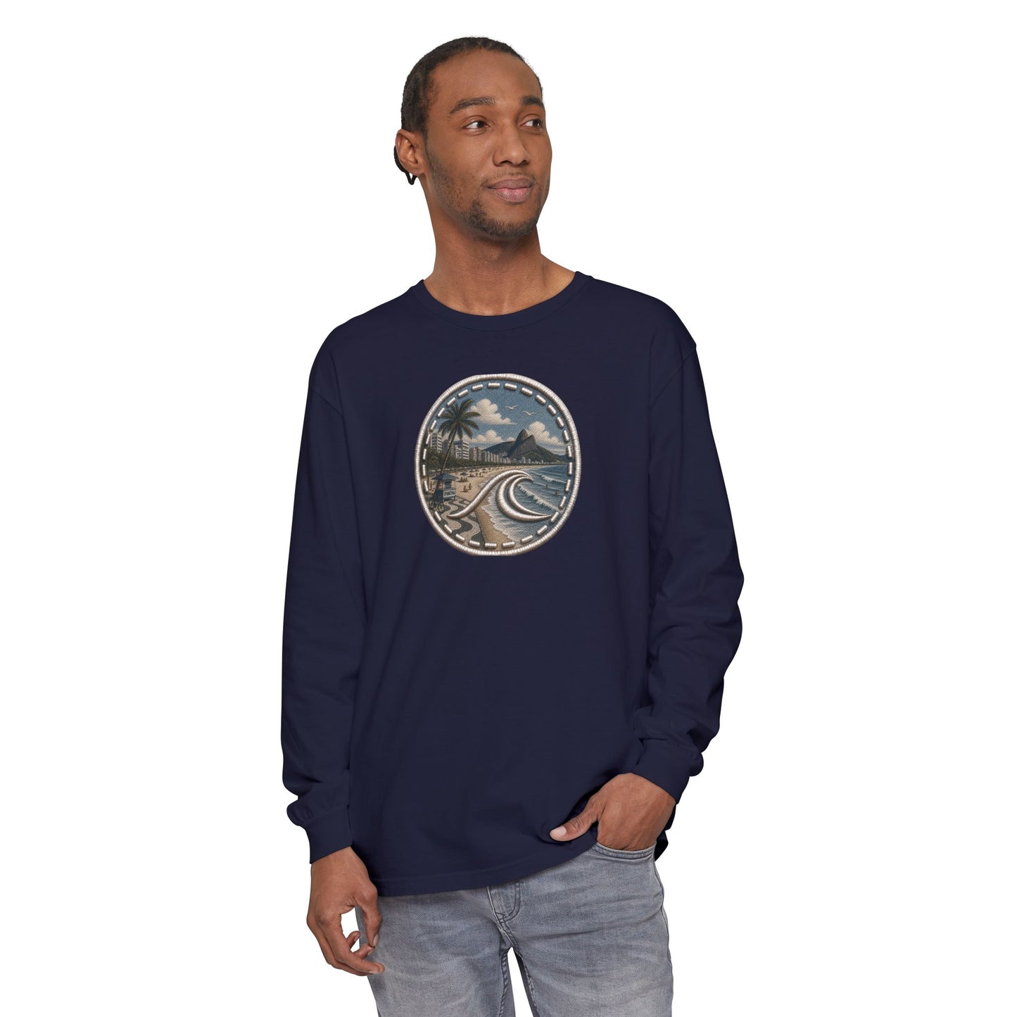 Surfache Ipanema Icon Long Sleeve Tee —Destination Graphic T-Shirt