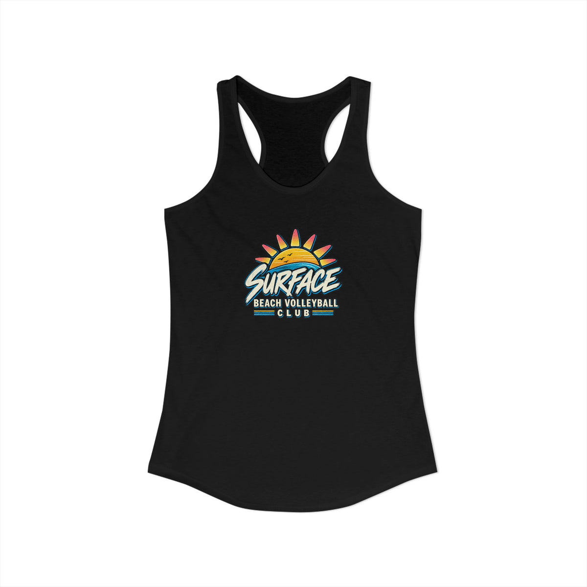 Surface Beach Volleyball Club Women's Racerback Tank -Retro