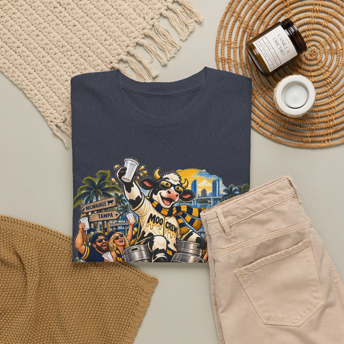 Moo Crew Tampa Tapped Craft Beer Graphic Tee