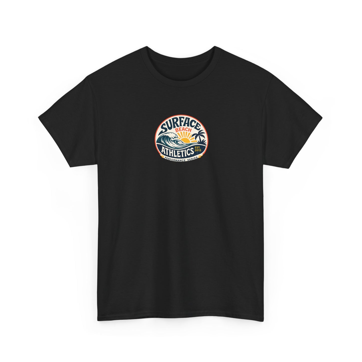 Surface Athletics Beach T‑Shirt — Vintage Surf Logo Tee