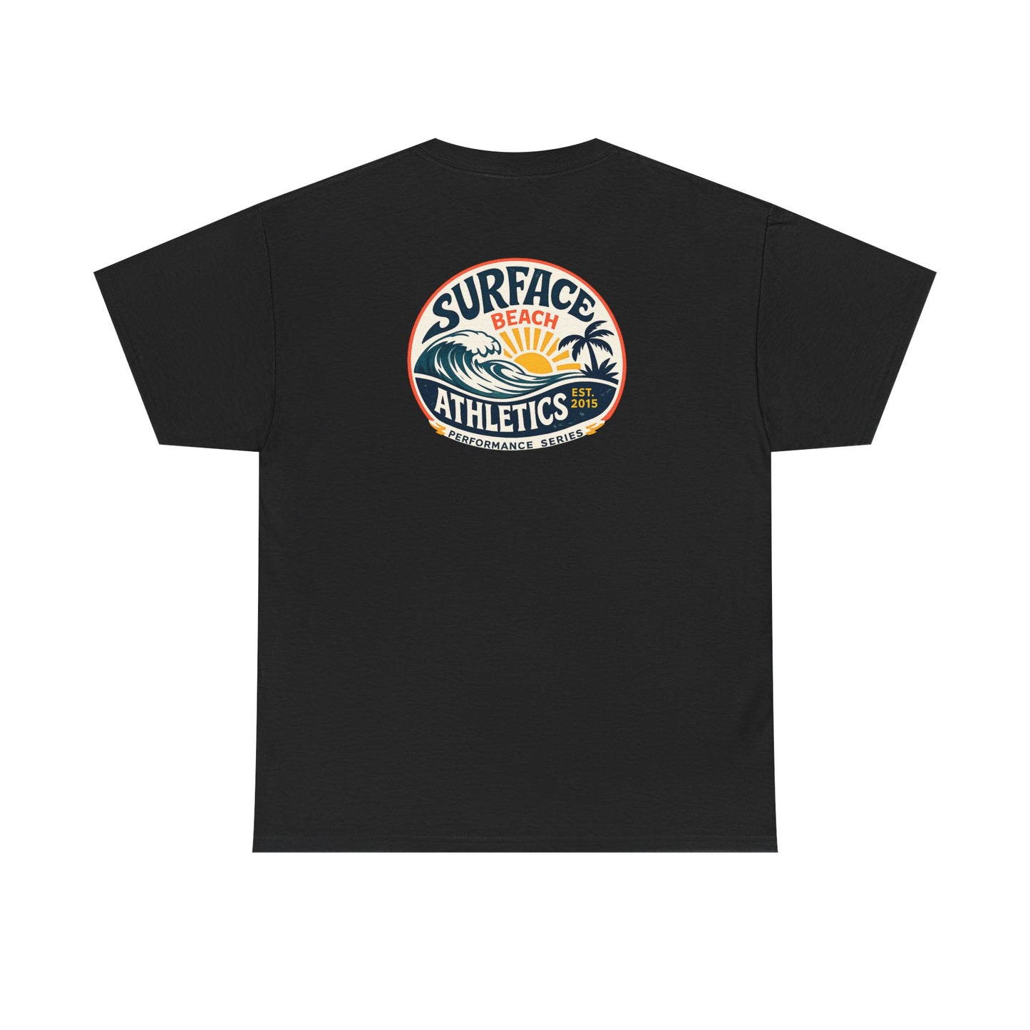 Surface Athletics Beach T‑Shirt — Vintage Surf Logo Tee