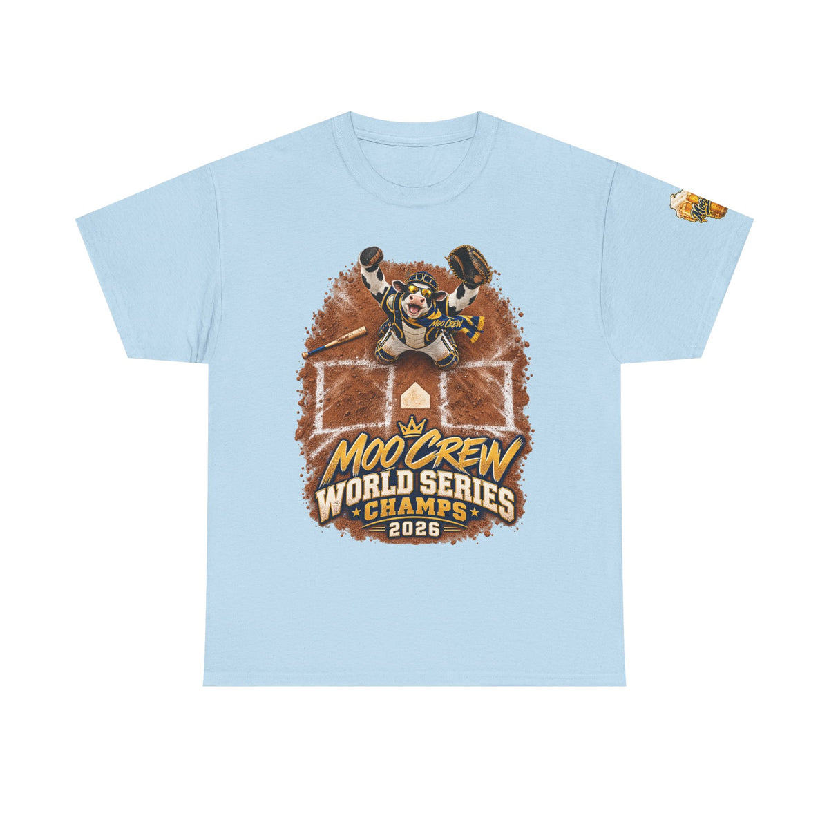 Moo Crew World Series Champs 2026 Baseball T-Shirt
