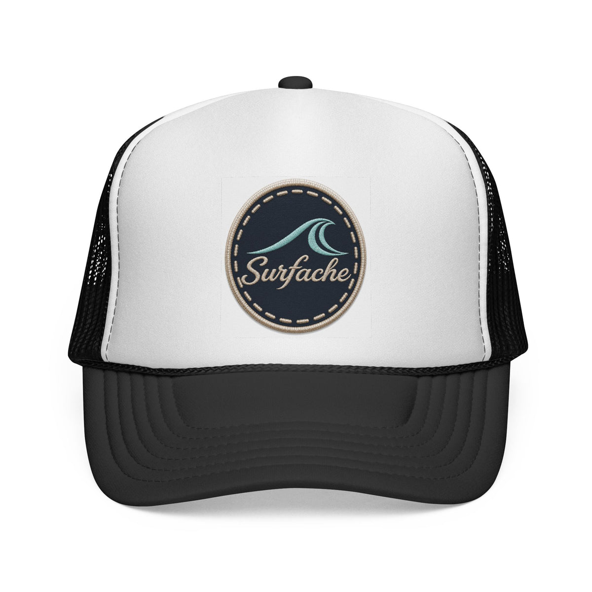 Surfache Patch Trucker Hat — Retro Surf Wave Cap