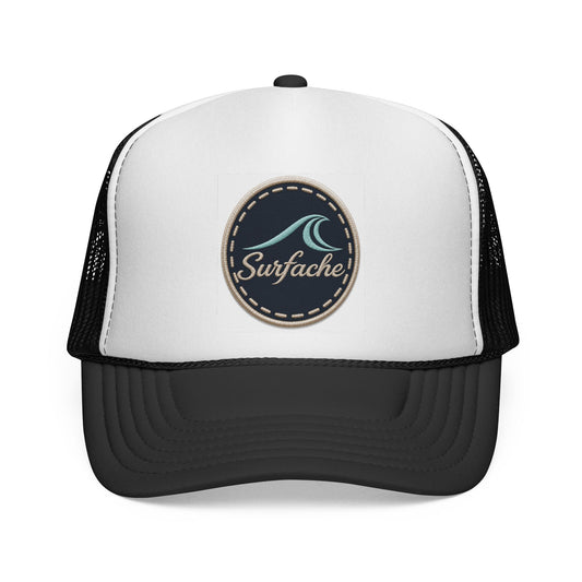 Surfache Patch Trucker Hat — Retro Surf Wave Cap