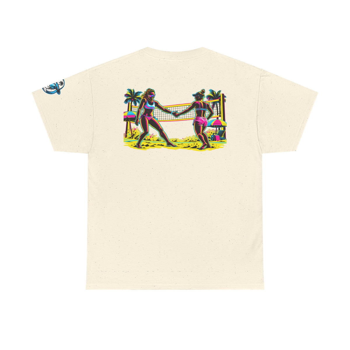 Beach Volleyball Tee — "Surface Beach Volleyball Club" Graphic T-Shirt