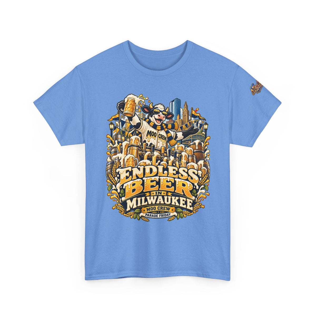 Moo Crew Endless Beer Milwaukee Graphic Tee