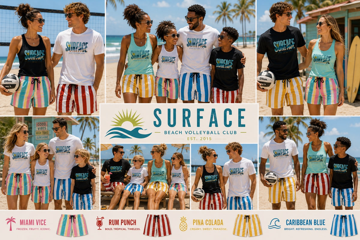 Surface Beach Volleyball Club Cabana Stripes lifestyle collection image